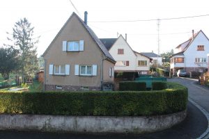Chantier d'extension d'une maison dans le 67.