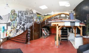 Photo panorama showroom.
