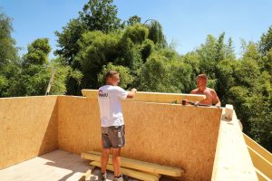 Photo chantier aménagement combles.