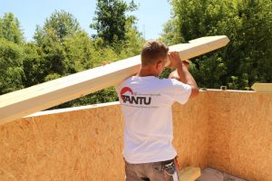 Photo chantier aménagement combles.
