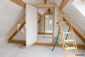 Photo de l'aménagement des combles.