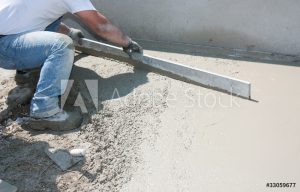 Photo d'un chantier d'étanchéité.