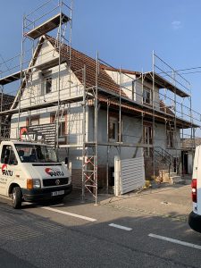 Chantier de rénovation énergétique globale dans le 67.