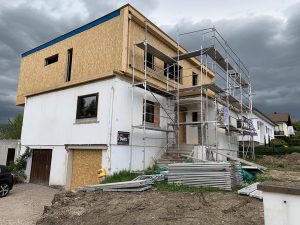 Chantier de démolition et construction dans le 67.