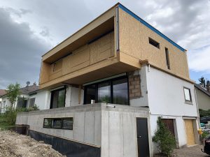 Chantier de démolition et construction dans le 67.