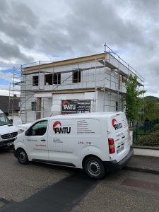 Chantier de démolition et construction dans le 67.