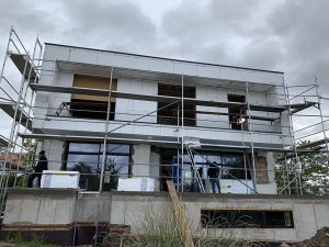 Chantier de démolition et construction dans le 67.