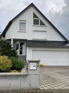 Chantier de ravalement de façade dans le 67.