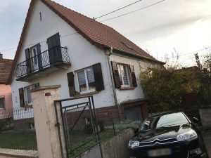 Chantier d'isolation extérieure dans le 67.