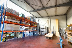 Photo du hangar.