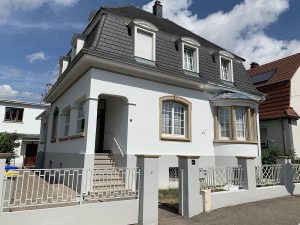 Chantier de ravalement de façade dans le 67.