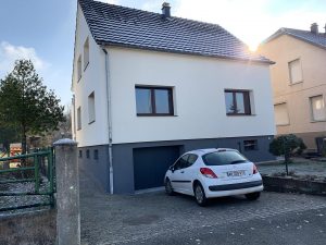 Chantier d'isolation extérieure dans le 67.