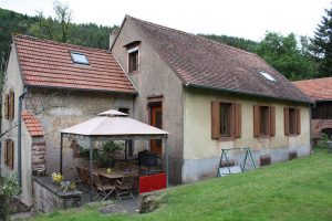 Chantier de ravalement de façade dans le 67.