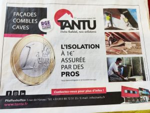 Isolation à 1 euro.