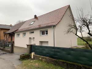 Chantier d'isolation extérieure et de pose d'appui de fenêtre dans le 67.