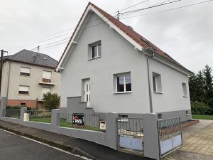 Chantier d’isolation extérieure dans le 67.