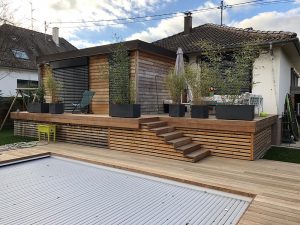 Chantier d'isolation, transformation et création d'une terrasse et d'un accès cave.