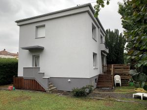 Chantier de toiture, isolation extérieure avec ravalement de façade dans le 67.