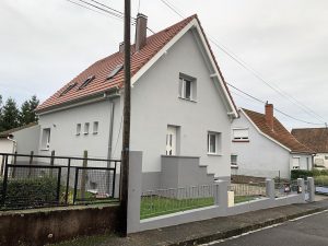 Chantier d’isolation extérieure dans le 67.