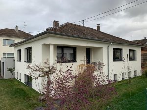 Chantier d'isolation, transformation et création d'une terrasse et d'un accès cave.