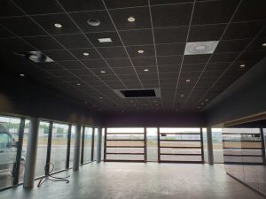 Chantier de construction neuve d'une concession automobile dans le 67.