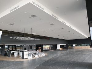 Chantier de construction neuve d'une concession automobile dans le 67.