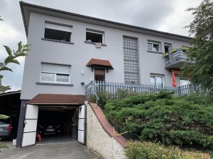 Chantier de ravalement de façade et modification d'une ouverture dans le 67.