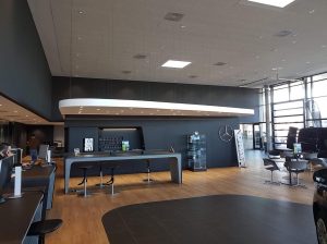 Chantier de construction neuve d'une concession automobile dans le 67.
