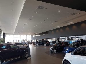 Chantier de construction neuve d'une concession automobile dans le 67.