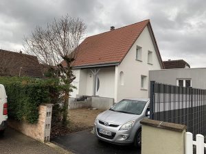 Chantier d'aménagement extérieur et création d'une extension dans le 67.