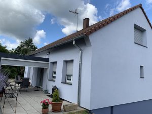 Chantier d’isolation extérieure dans le 67.