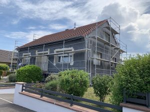 Chantier d’isolation extérieure dans le 67.