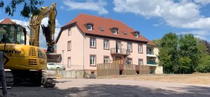 Chantier de rénovation d'une maison dans le 67.