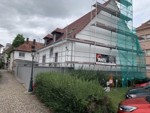 Chantier de ravalement de façade et changement de couverture dans le 67.