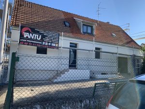 Chantier d'isolation extérieure dans le 67.