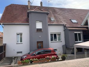 Chantier d'isolation extérieure dans le 67.