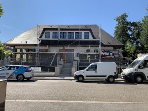 Chantier d'extension dans le 67.