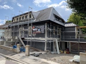 Chantier d'extension dans le 67.