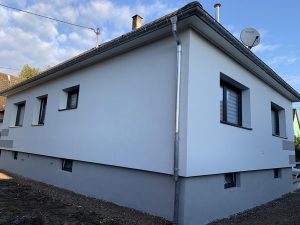 Chantier d'isolation extérieure et ravalement de façade dans le 67.