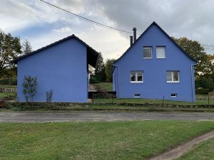 Chantier d'isolation extérieure et ravalement de façade dans le 67.