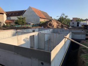 Chantier de gros œuvre dans le 67.