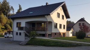 Chantier de ravalement de façade dans le 67.