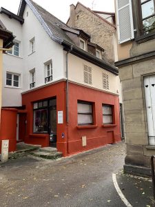 Chantier de ravalement de façade dans le 67.