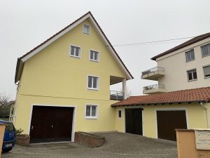 Chantier de ravalement de façade dans le 67.