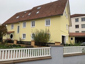 Chantier de ravalement de façade dans le 67.