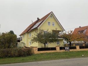 Chantier de ravalement de façade dans le 67.