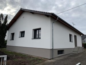 Chantier d'isolation extérieure dans le 67.