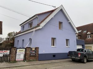 Chantier de rénovation énergétique dans le 67.