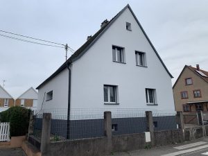 Chantier d'isolation extérieure dans le 67.