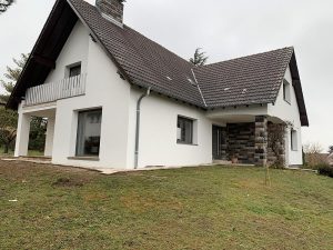Chantier d'isolation extérieure dans le 67.